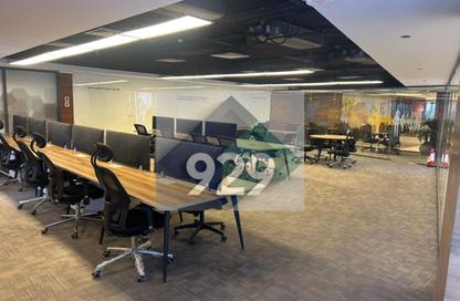 Office Space - Studio - 1 Bathroom for rent in Bank Center Street - South Teseen St. - The 5th Settlement - New Cairo City - Cairo