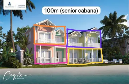 Cabin - 2 Bedrooms - 2 Bathrooms for sale in Crysta Island - Sidi Abdel Rahman - North Coast