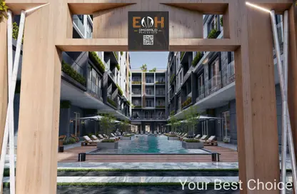 Apartment - 2 Bedrooms - 1 Bathroom for sale in El Kawther District - Hurghada - Red Sea