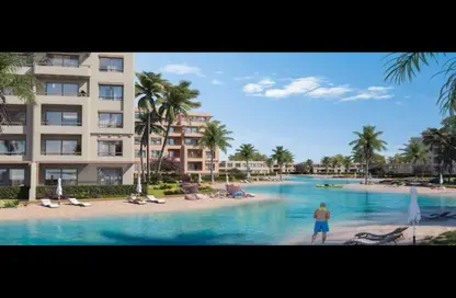 Chalet - 2 Bedrooms - 3 Bathrooms for sale in Hacienda Waters - Qesm Ad Dabaah - North Coast