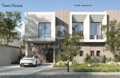 Townhouse - 3 Bedrooms - 3 Bathrooms for sale in Solana - New Zayed City - Sheikh Zayed City - Giza