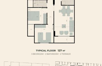 Apartment - 3 Bedrooms - 2 Bathrooms for sale in Al Arqam Ibn Abi Al Arqam St. - El Mearag City - Zahraa El Maadi - Hay El Maadi - Cairo