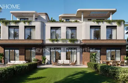 Townhouse - 4 Bedrooms - 4 Bathrooms for sale in Crescent Walk - 5th Settlement Compounds - The 5th Settlement - New Cairo City - Cairo