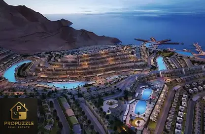 Twin House - 3 Bedrooms - 4 Bathrooms for sale in IL Monte Galala - Al Ain Al Sokhna - Suez