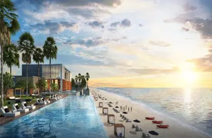 Chalet - 2 Bedrooms - 2 Bathrooms for sale in Ramla Lakeside - Qesm Ad Dabaah - North Coast