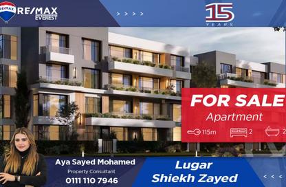 Apartment - 2 Bedrooms - 2 Bathrooms for sale in Lugar - New Zayed City - Sheikh Zayed City - Giza