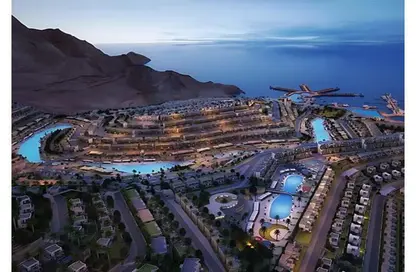 شاليه - غرفة نوم - 2 حمامات للبيع في المونت جلاله - العين السخنة - السويس