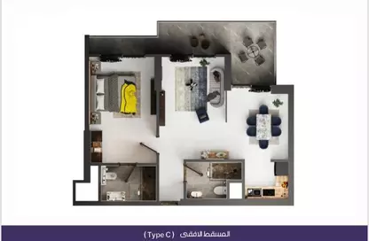 Apartment - 2 Bedrooms - 1 Bathroom for sale in Golf Porto Marina - Al Alamein - North Coast