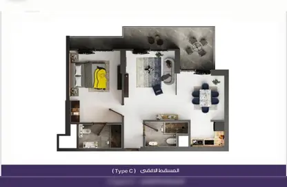 Chalet - 2 Bedrooms - 1 Bathroom for sale in Al Alamen - Matrouh