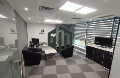 Office Space - Studio - 2 Bathrooms for rent in V90 - North Teseen St. - The 5th Settlement - New Cairo City - Cairo