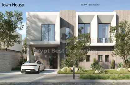 Townhouse - 3 Bedrooms - 3 Bathrooms for sale in Solana - New Zayed City - Sheikh Zayed City - Giza