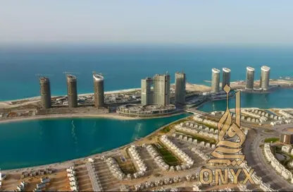 شقة - 2 غرف نوم - 1 حمام للبيع في نورث ايدج تاورز - مدينة العلمين الجديدة - العلمين - الساحل الشمالي