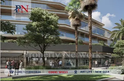 Office Space - Studio - 2 Bathrooms for sale in New Giza - Cairo Alexandria Desert Road - 6 October City - Giza