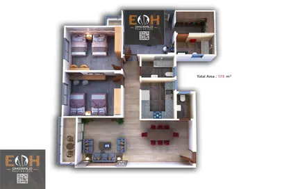 Apartment - 3 Bedrooms - 3 Bathrooms for sale in Belbeis Road   Road 10 - 3rd District - Obour City - Qalyubia