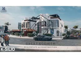 Townhouse - 4 Bedrooms - 4 Bathrooms for sale in South Dahshur Link - 6 October City - Giza