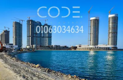 Apartment - 2 Bedrooms - 2 Bathrooms for sale in North Edge Towers - New Alamein City - Al Alamein - North Coast