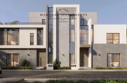 Twin House - 4 Bedrooms - 4 Bathrooms for sale in Saada Compound - New Cairo City - Cairo