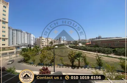 Apartment - 3 Bedrooms - 3 Bathrooms for rent in Madkhal Sharkt Al Nakhl Wa Al Handasa St. - Smouha - Hay Sharq - Alexandria