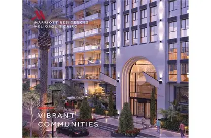 Apartment - 1 Bedroom - 2 Bathrooms for sale in Marriott Residence Heliopolis - Almazah - Heliopolis - Masr El Gedida - Cairo