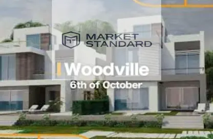 Townhouse - 3 Bedrooms - 3 Bathrooms for rent in Palm Hills WoodVille - Al Wahat Road - 6 October City - Giza