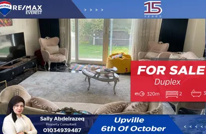 Duplex - 2 Bedrooms - 3 Bathrooms for sale in Upville - Cairo Alexandria Desert Road - 6 October City - Giza