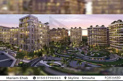 Apartment - 3 Bedrooms - 3 Bathrooms for sale in Sky line - Smouha - Hay Sharq - Alexandria