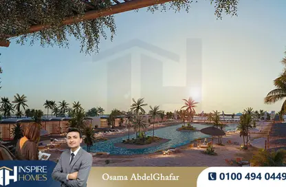 شاليه - غرفة نوم - 2 حمامات للبيع في هاسيندا ويست - راس الحكمة - الساحل الشمالي
