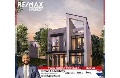 Twin House - 4 Bedrooms - 5 Bathrooms for sale in Keeva - 6 October Compounds - 6 October City - Giza