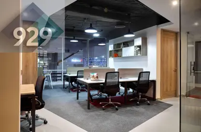 Office Space - Studio - 1 Bathroom for rent in Bank Center Street - South Teseen St. - The 5th Settlement - New Cairo City - Cairo