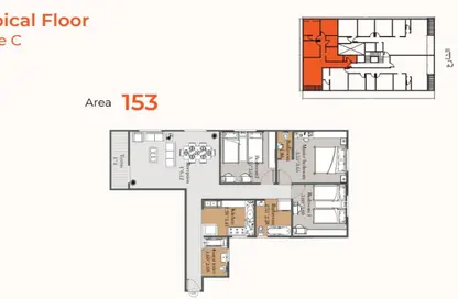 شقة - 3 غرف نوم - 3 حمامات للبيع في بيت الوطن - التجمع الخامس - مدينة القاهرة الجديدة - القاهرة