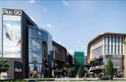 Office Space - Studio - 1 Bathroom for sale in Plus 90 Mall - North Teseen St. - The 5th Settlement - New Cairo City - Cairo