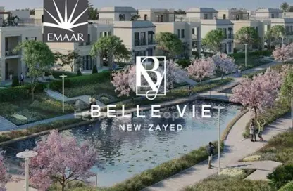 Townhouse - 3 Bedrooms - 3 Bathrooms for sale in Belle Vie - New Zayed City - Sheikh Zayed City - Giza Townhouse - 3 Bedrooms - 3 Bathrooms for sale in Belle Vie - New Zayed City - Sheikh Zayed City - Giza