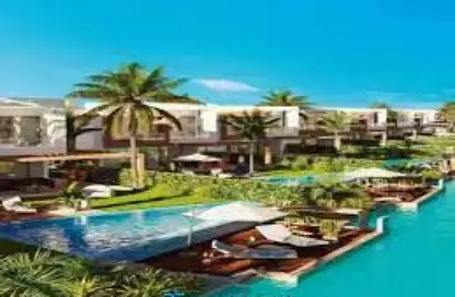 Chalet - 2 Bedrooms - 2 Bathrooms for sale in Hacienda Waters - Qesm Ad Dabaah - North Coast