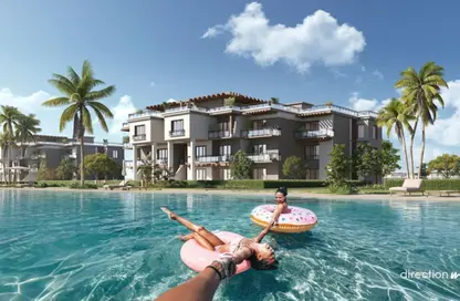 Twin House - 4 Bedrooms - 5 Bathrooms for sale in Direction White - Ras Al Hekma - North Coast
