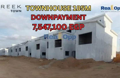Townhouse - 3 Bedrooms - 4 Bathrooms for sale in Creek Town - The 1st Settlement - New Cairo City - Cairo