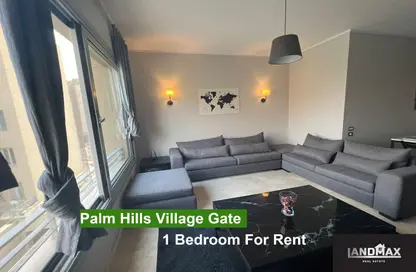 Apartment - 2 Bedrooms - 2 Bathrooms for rent in Palm Hills Village Gate - South Investors Area - New Cairo City - Cairo