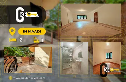Apartment - 2 Bedrooms - 1 Bathroom for rent in Degla Square - Degla - Hay El Maadi - Cairo