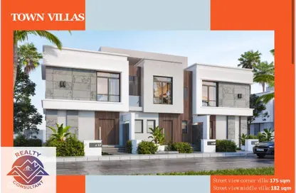 Twin House - 6 Bedrooms - 6 Bathrooms for sale in Gaia - Ras Al Hekma - North Coast