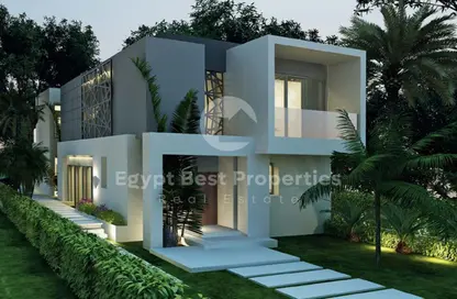 Villa - 3 Bedrooms - 5 Bathrooms for sale in Badya Palm Hills - 6 October Compounds - 6 October City - Giza