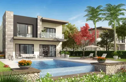 Villa - 4 Bedrooms - 4 Bathrooms for sale in Swan Lake Residence - 5th Settlement Compounds - The 5th Settlement - New Cairo City - Cairo