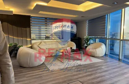 Office Space - Studio - 4 Bathrooms for rent in Bank Center Street - South Teseen St. - The 5th Settlement - New Cairo City - Cairo