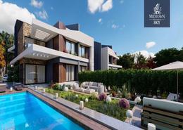 Townhouse - 5 bedrooms - 5 bathrooms for للبيع in Midtown Sky - New Capital Compounds - New Capital City - Cairo