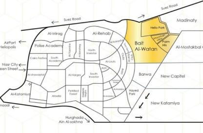 Apartment - 3 Bedrooms - 3 Bathrooms for sale in Bait Alwatan - The 5th Settlement - New Cairo City - Cairo