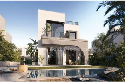Townhouse - 3 Bedrooms - 4 Bathrooms for sale in Village West - Sheikh Zayed Compounds - Sheikh Zayed City - Giza