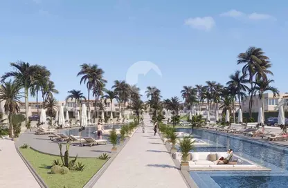 شاليه - 2 غرف نوم - 2 حمامات للبيع في هاسيندا ويست - راس الحكمة - الساحل الشمالي