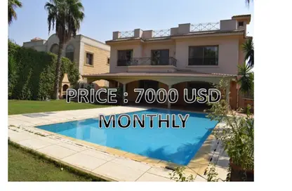 Villa - 4 Bedrooms - 4 Bathrooms for rent in Katameya Heights - El Katameya Compounds - El Katameya - New Cairo City - Cairo