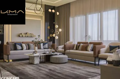Apartment - 2 Bedrooms - 2 Bathrooms for sale in Lake View Residence - 5th Settlement Compounds - The 5th Settlement - New Cairo City - Cairo