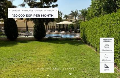 Twin House - 3 Bedrooms - 4 Bathrooms for rent in Mivida - 5th Settlement Compounds - The 5th Settlement - New Cairo City - Cairo