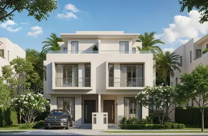 Twin House - 3 Bedrooms - 3 Bathrooms for sale in El Patio Vera - Sheikh Zayed Compounds - Sheikh Zayed City - Giza