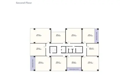 Office Space - Studio - 1 Bathroom for sale in One Ninety - South Teseen St. - The 5th Settlement - New Cairo City - Cairo